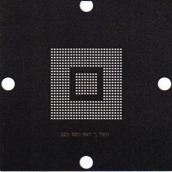 320 330 340 Stencil 80x80mm