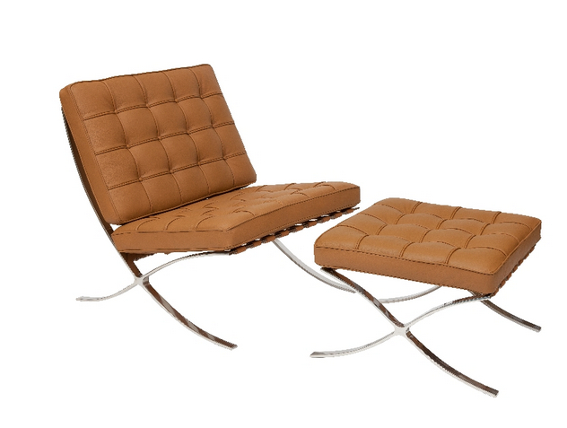 (SX-003A) Home Furniture PU Leather Barcelona Chair