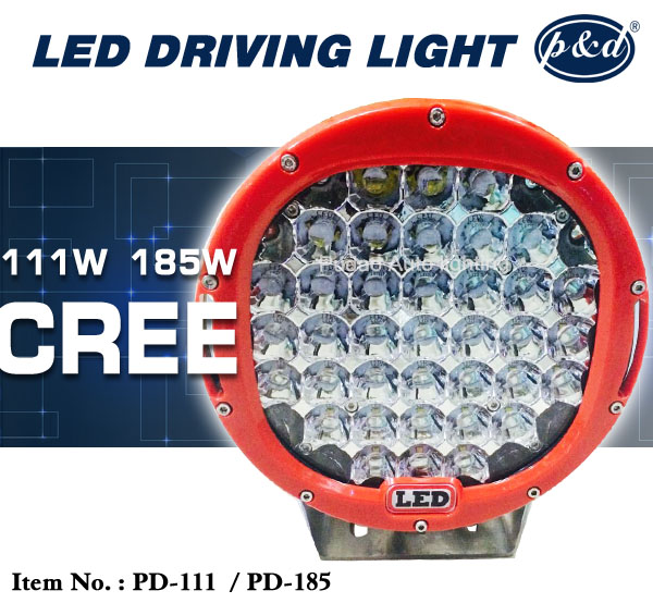 111W 10000lms LED Driving Light 10'' LED Work Light