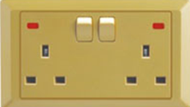 13A Wall Switch, Malaysia Wall Switched Socket