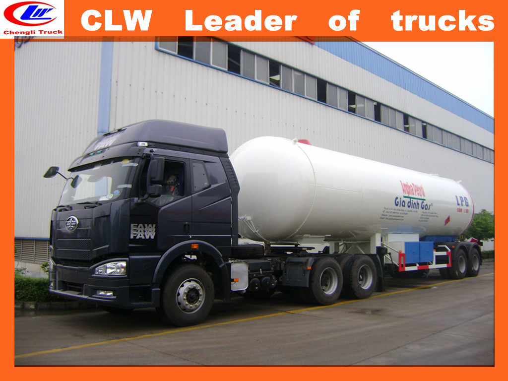 2 Axles LPG Truck Trailer
