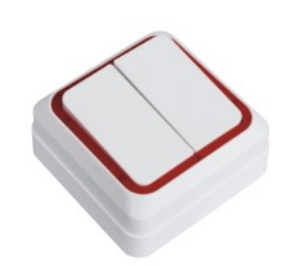 2 Gang 2 Way European Modular Switches, Europe Wall Switch