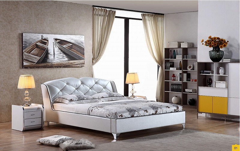 2015 Latest Leater Bed J-521#-1