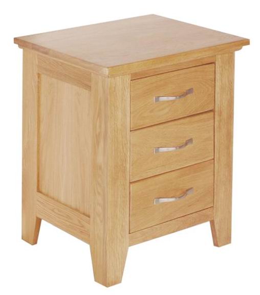 3 Drawer Bedside/Solid Oak Bedside Table/Night Stand/ Wooden Furniture