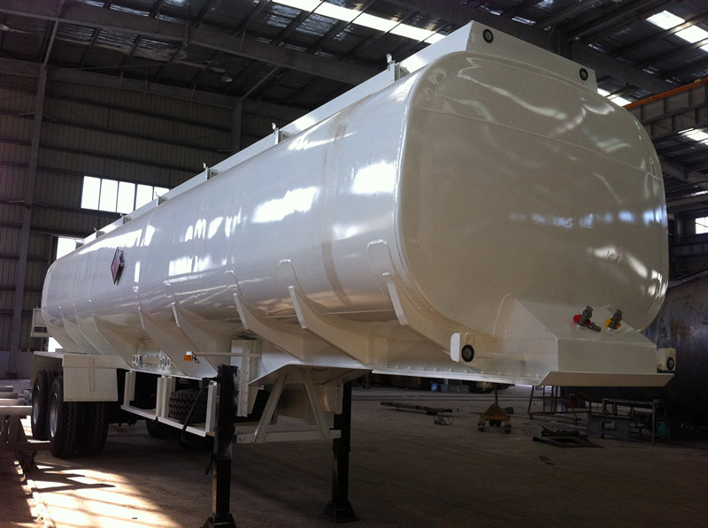 34cbm 8cpts Adr Oil Tanker Semi Trailer (FTW9404GRY)