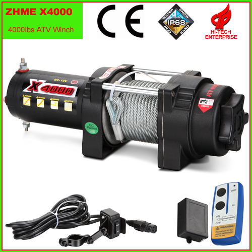 4000lbs Mini Windlass Electric Winch with Wire Rope