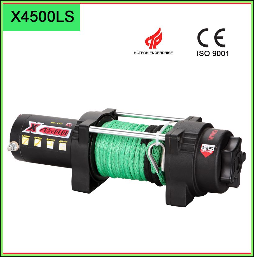 4500lbs Winch with Synthetic Rope