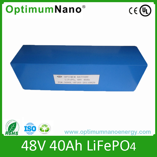 48 Volt LiFePO4 Rechargeable 40ah Battery