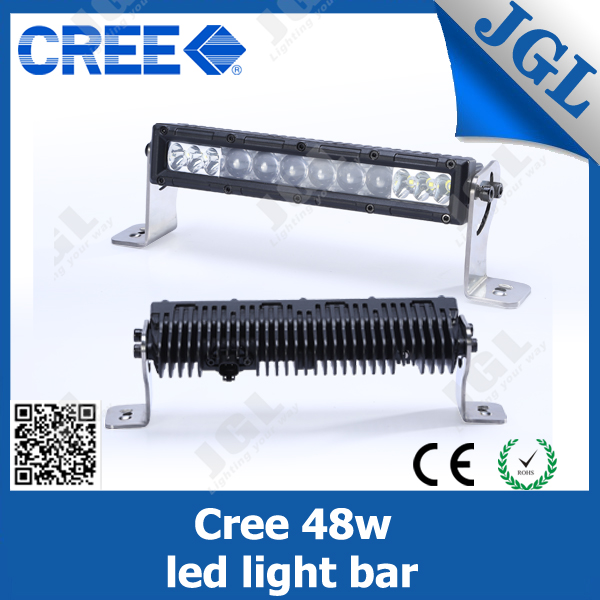 48W Single Row Optic Lenses LED Light Bar