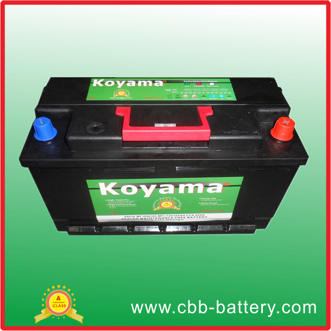 Auto Mf Car Battery, Sealed Mf Battery, Auto Battery,