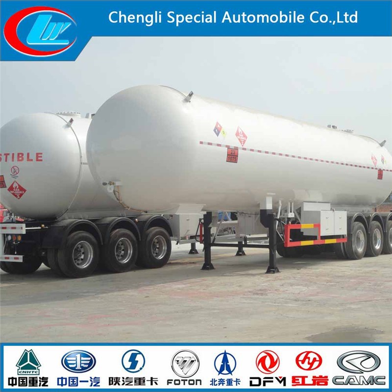 BPW Axle Chemical LPG Semi Trailer 59000liters LPG Tanker Semi Trailer 3 Axle Semi Trailer