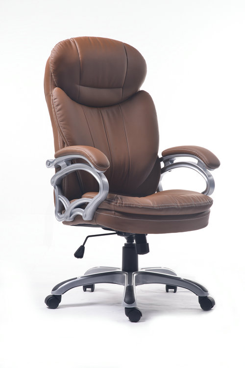 Brown Modern PU Leather Swivel Executive Office Chair (FS-2010)