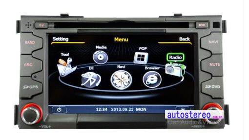 Car Autostereo GPS Radio for KIA Soul (ZW-KIA-107)