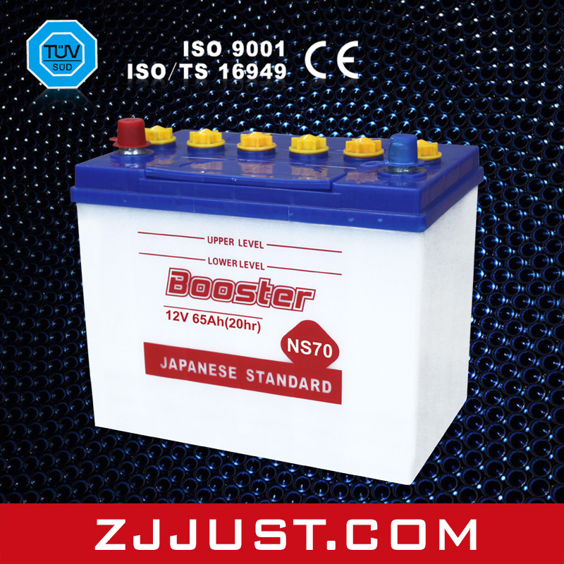 Car Battery 75D26L Dry Charged Auto Battery