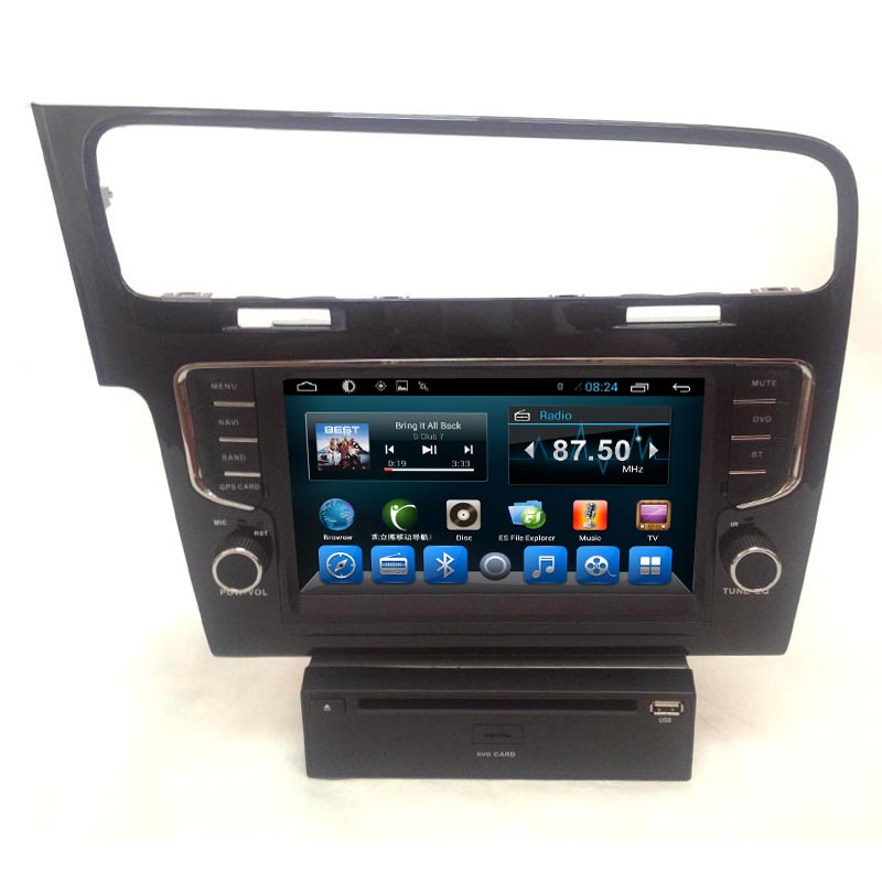 Car Head Unit Android GPS Volkswagen 2 DIN DVD Golf 7