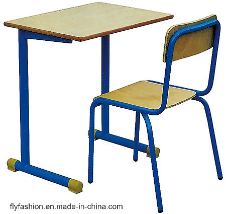 Cheap Plywood School Single Student Desk and Chair