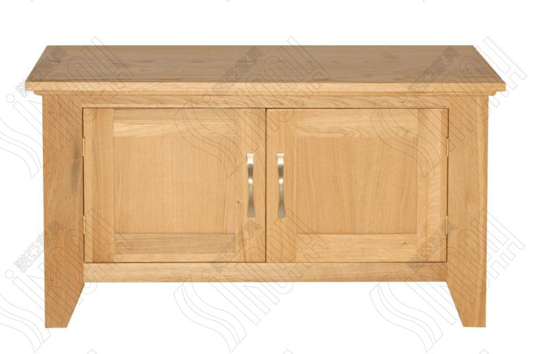China Mainland Sinoah Solid Oak Wooden 2-Door Cabinet (CO2105)