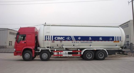 Cimc 8X4 LHD/Rhd Drive Heavy Cement Tank Truck