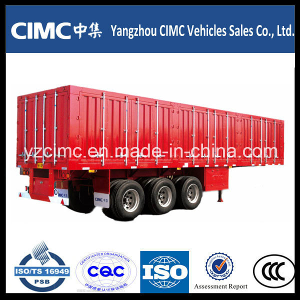 Cimc Two or Three Axles 50tons Box Semi Trailer
