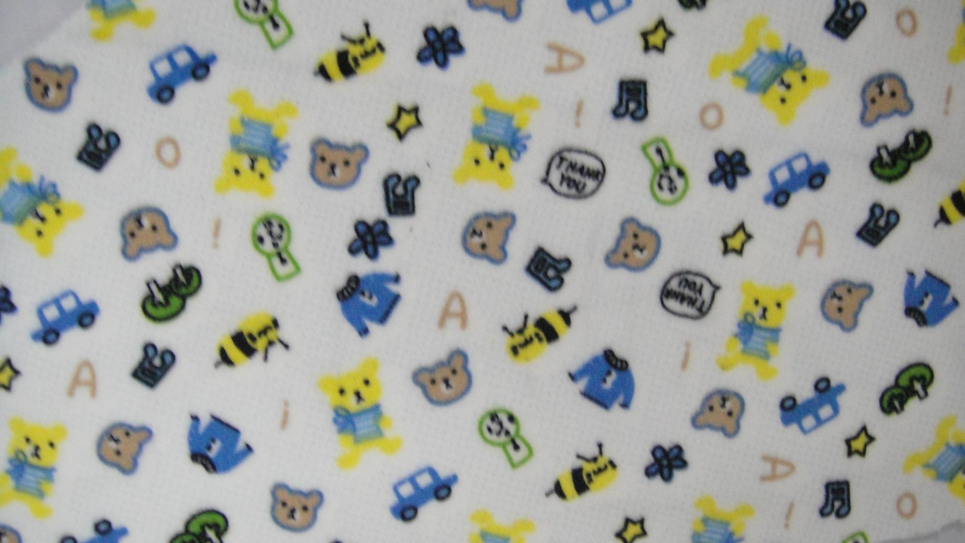 Colorful Super Soft Printed Polyester Fabric