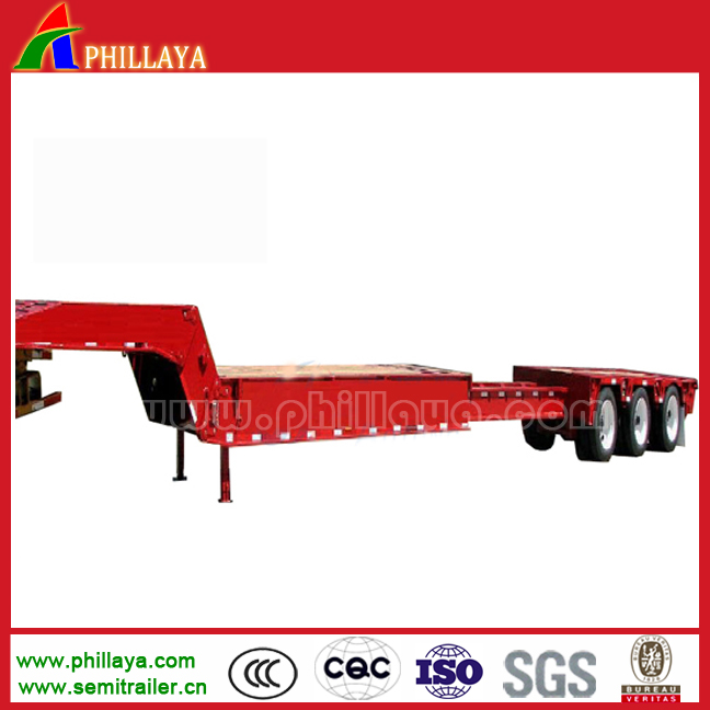 Customized Low Bed Semi Trailer Extendable for Sale