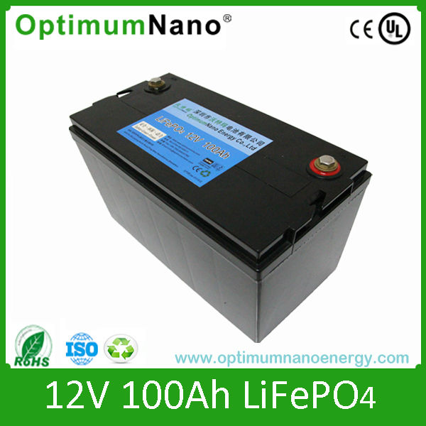 Deep Cycle Lipo Battery 12V 100ah for Golf Cart and Caravan