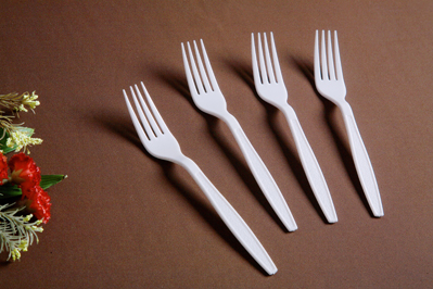 Disposable Cutlery Disposable Fork One-Time Fork Plastic Fork