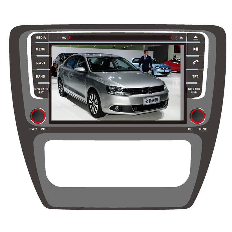 Double DIN Multimedia Player Touch Screen for Volkswagen Sagitar