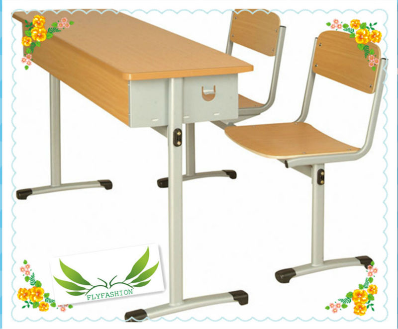 Double Desk and Chair/High Student Desk and Chair/School Furniture (SF-58)