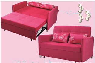 Double Inflatable Sofa Bed, Folding Flocked Inflatable Sofa