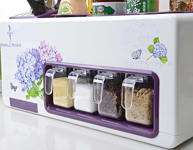 Eco-Friendly Kitchen Seasoning Container Mede of Melamine (HH0001)