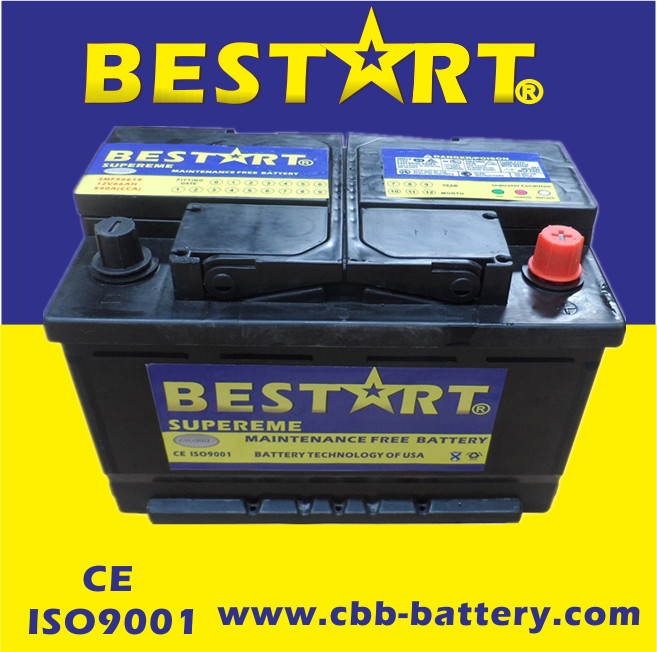 Excellent Quality 12V High Class Sealed Automotive Car Battery 66ah 56618-Mf