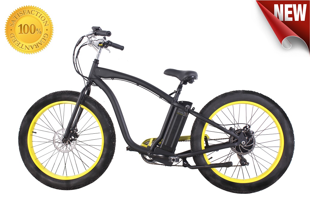 Fat Tire Bicycle with Electric Power Assistance 48V 500W with Sumsung Lithium Battery