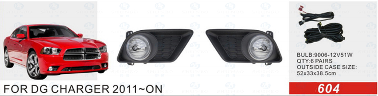 Front Fog Lamp for Dg Charger 2011-on