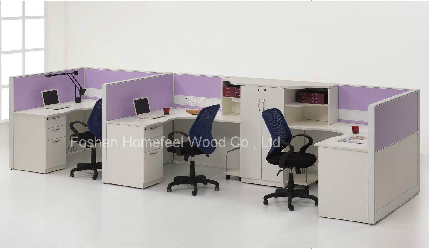 Functional Office Workstation Design Office Desk Use Cabinet Partition (HF-LT024)