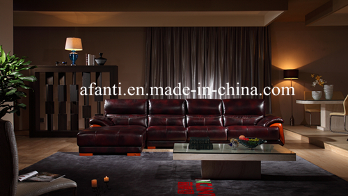 Furniture Modern Leather Sectional Sofa (N811)