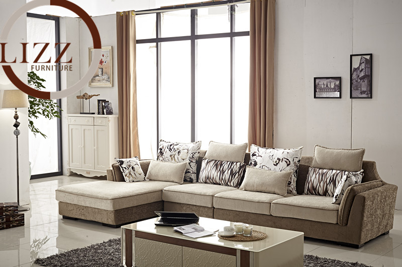 Furniture New Porduct Sectional Fabic Sofa (L. B1033)