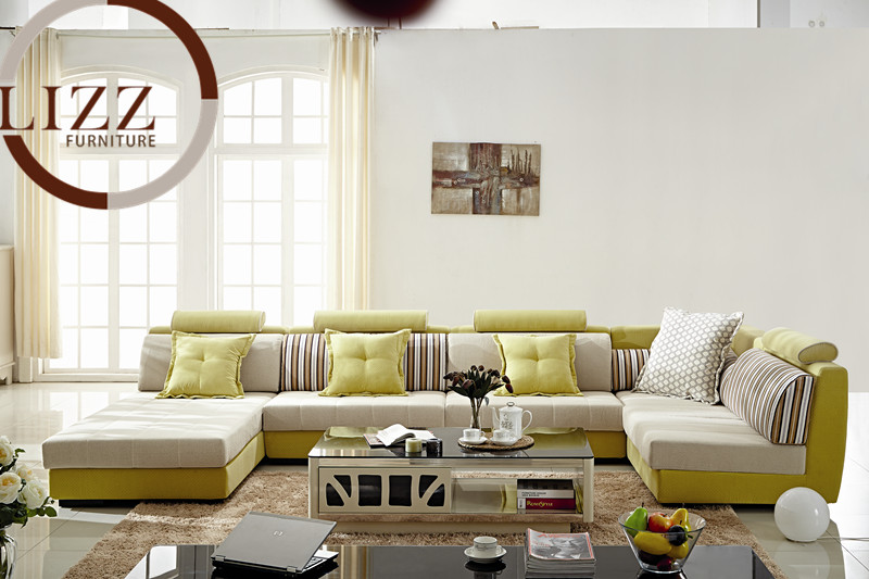 Furniture Sectional Corner Fabric Sofa (L. B1038)