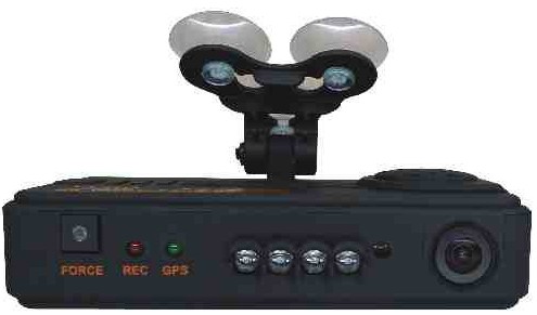 GPS Car Recorder DVR, Car Tracking with 2 Lens for Car Monitoring