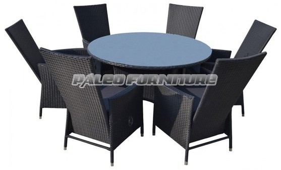 Garden Patio Wicker Rattan Outdoor Dining Table and Chair (PAD-1126)
