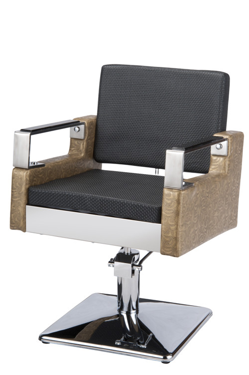 Golden Chrome Hair Salon Furniture Barber Chair (MY-007-58)
