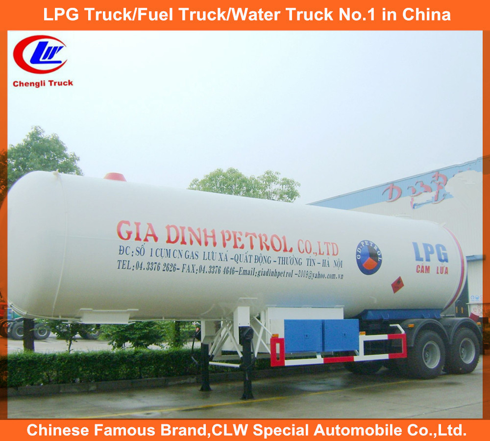 Heavy Duty 2 Axle LPG Tanker Trailer