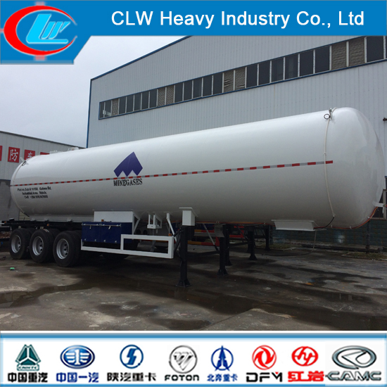 Heavy Duty 58000L 3 Axles LPG Tank Trailer