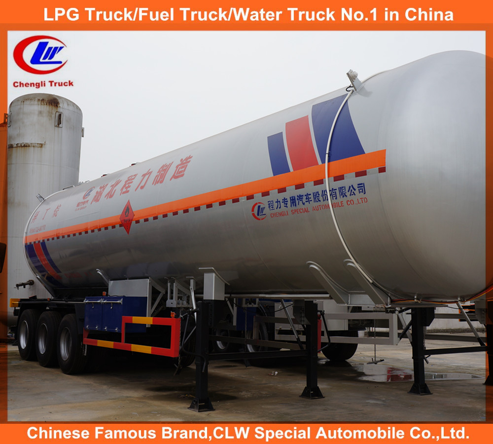 Heavy Duty Asme Tri-Axle LPG Tank Truck Trailer