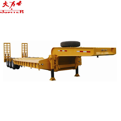 Heavy Machine Carrier Lowbed Semi Trailer