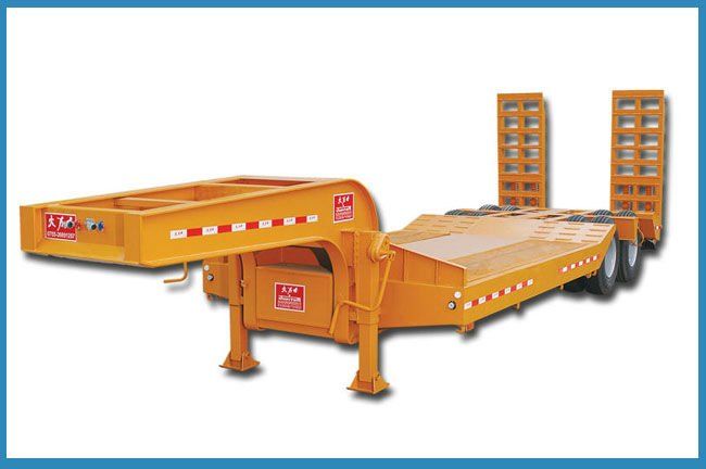 Heavy Payload Low Bed Semi-Trailer