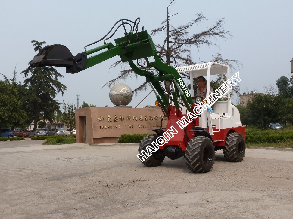 High Quality Digging Arm Mini Wheel Loader with CE