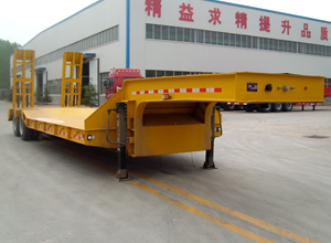Hot Selling 3 Axles Low Bed Semi Trailer