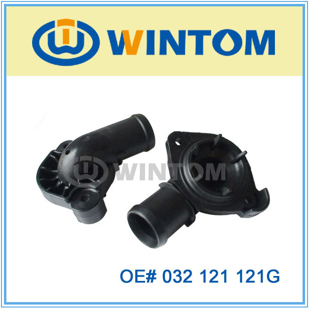 Hot Selling Coolant Water Flange, Plastic Thermostat for Vw (032 121 121G)