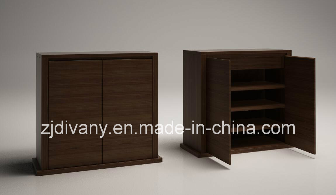Italian Modern Style Wooden Shoe Cabinet (SM-D25A)